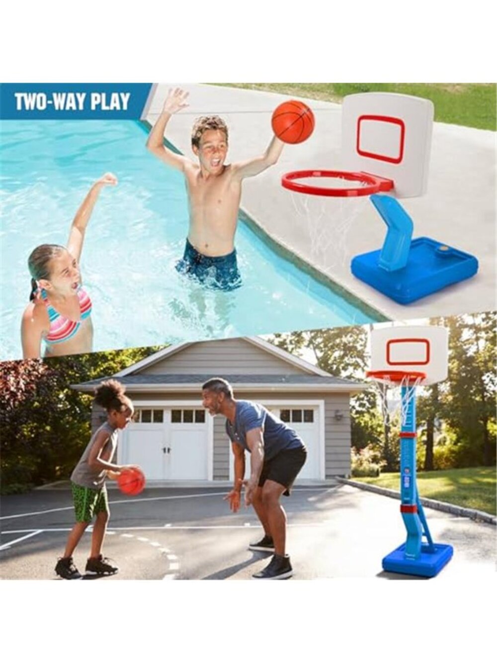 Toddler Basketball Hoop - Height Adjustable Kids Basketball Hoops for Indoor - Picture 5 of 6